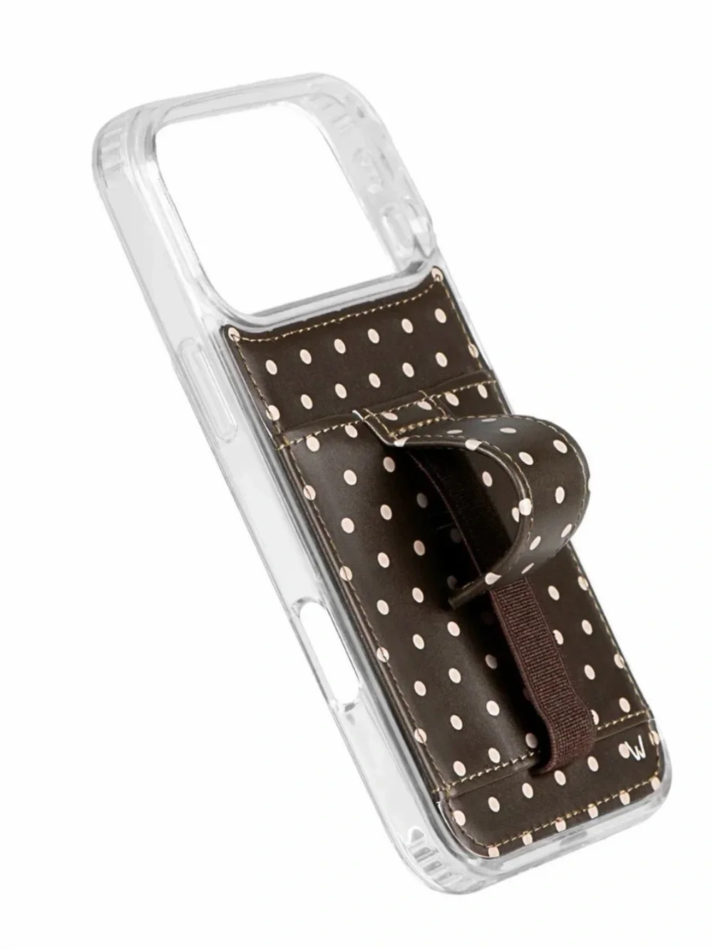 Walli IPhone 17 Pro Max Cocoa Dot Case - Picture 2 of 4